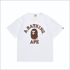 Bape Chocolate Melt Ape Head Letter Print Tee 2 colors