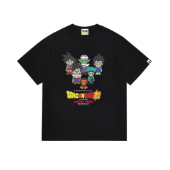 Bape Dragon Ball co-branded cartoon monkey tee 2 colors