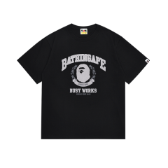 Bape Burst Letter Ape Badge Tee 2 colors