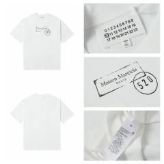 Maison Margiela MM6 T-Shirt Black White