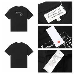 Maison Margiela MM6 T-Shirt Black White