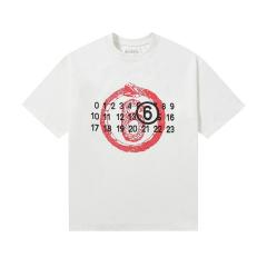 Maison Margiela MM6 T-Shirt Black White