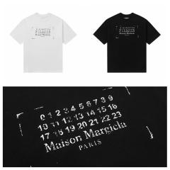 Maison Margiela MM6 T-Shirt Black White