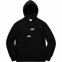 SUPREM* CDG BOX LOGO HOODIE BLACK