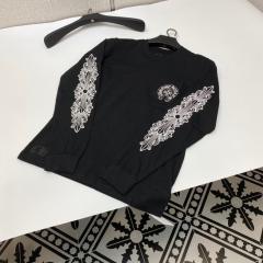 1:1 quality CH Horseshoe Cross Vine Long Sleeve T-shirt 2 colors