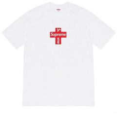 Suprem* Cross Box Logo T-Shirt