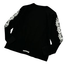 1:1 quality CH Waffle Fabric Printed Long Sleeve T-Shirt 3 colors
