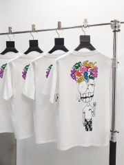 1:1 quality CH Back Graffiti Alphabet Portrait Print Tee