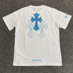 1:1 quality CH Large Cross tee Blue 2 colors