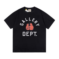 Retro hanging boxing gloves washed printed tee