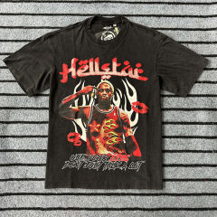 The Worm Rodman Dazzle Logo Print Washed Tee