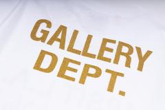 Retro embossed logo flame washed printed tee
