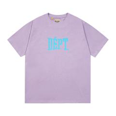 Retro blue double-sided logo Washed Print tee