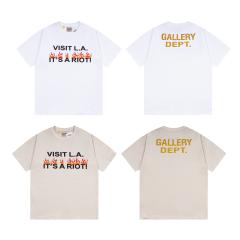 Retro embossed logo flame washed printed tee
