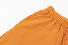 Contrast color double-sided logo solid color shorts