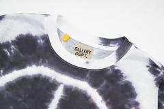 Retro rainbow gradient logo tie-dye Washed Print tee
