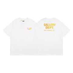 Retro embossed gradient logo Washed Print tee