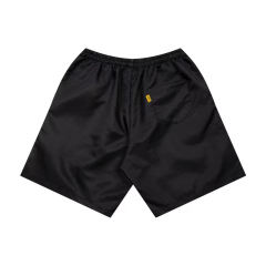 Solid color smooth woven shorts