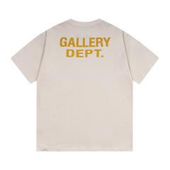 Retro embossed logo flame washed printed tee