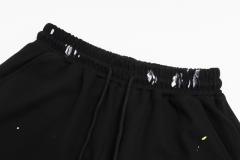 Colored chalk ink splash drawstring shorts