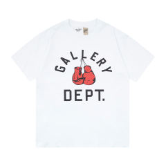 Retro hanging boxing gloves washed printed tee