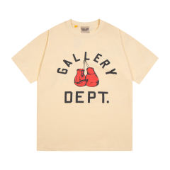Retro hanging boxing gloves washed printed tee