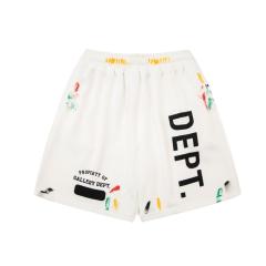 Colored crayon double-sided logo shorts