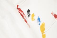 Colored crayon double-sided logo shorts