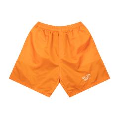 Solid color smooth woven shorts