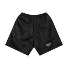 Solid color smooth woven shorts