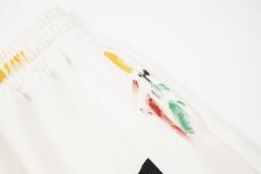 Colored crayon double-sided logo shorts