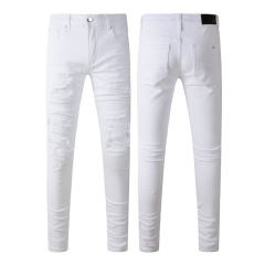 #592 Amir* White Jeans