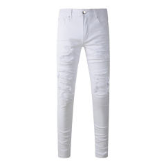 #592 Amir* White Jeans