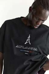 1:1 quality Paris Tower Letter Embroidered Tee
