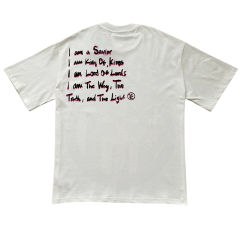 Hellstar Cross Spoof Portrait Letter Print Tee