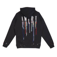 Amir* Hoodie Black Blue