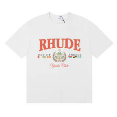 Rhude Yacht Club Tee T-Shirts (Black Beige White)