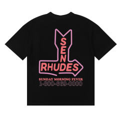 Rhude Sen Rhude T-Shirts (Black Beige White)