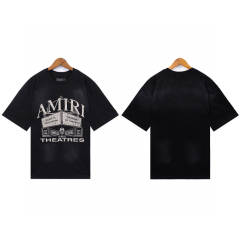 Theeatre LogoT-Shirt Black Blue Pink