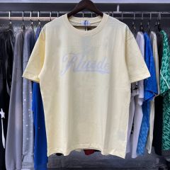 Rhude Egyptian Pharaoh T-Shirts (Black Beige White)