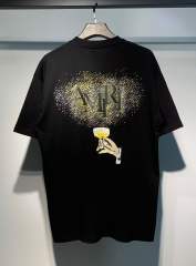 Classic Wine Glass T-Shirt Black White