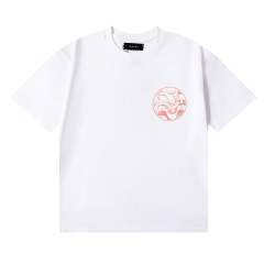 Round LogoT-Shirt Black White