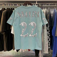 Vine Wrap Numeric Letter Print Tee 3 colors