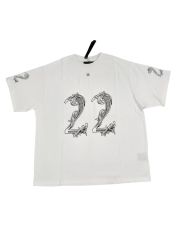 Vine Wrap Numeric Letter Print Tee 3 colors