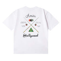 Billiards T-Shirt Black White