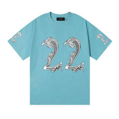 Vine Wrap Numeric Letter Print Tee 3 colors