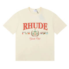 Rhude Yacht Club Tee T-Shirts (Black Beige White)