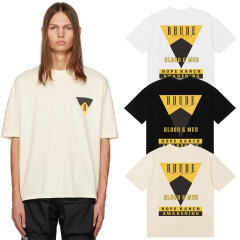 Rhude Tri-Angle T-Shirts (Black Beige White)