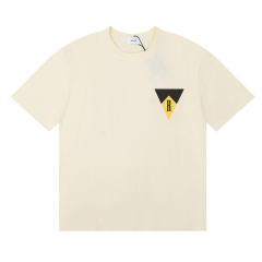 Rhude Tri-Angle T-Shirts (Black Beige White)