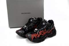 Balenciaga MEN S RUNNER GRAFFITI SNEAKER IN BLACK